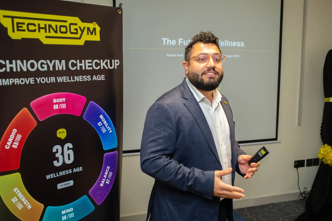 Technogym Checkup assessment and digital guidance demonstrated at Lagos launch